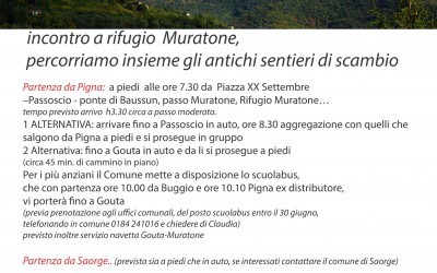 4 luglio – Pigna/Rocchetta Nervina: 3 Comuni 2 Nazioni 1 sola Montagna