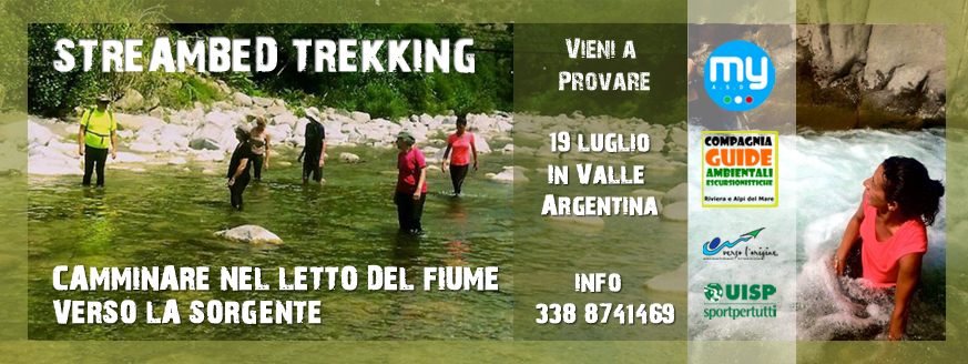 19 luglio – Streambed Trekking in Valle Argentina