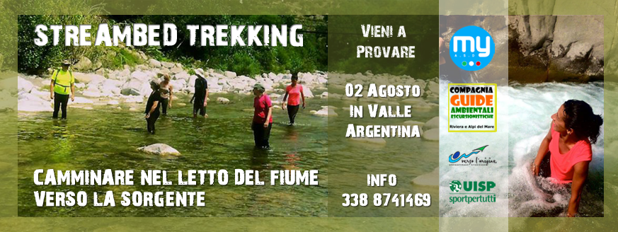 2 agosto – Streambed Trekking con Monesi Young