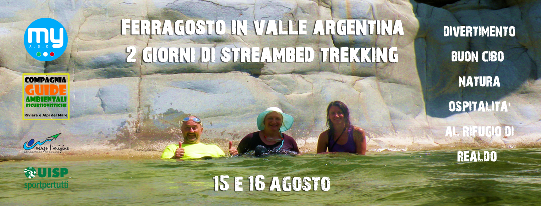 Ferragosto con l’Associazione Monesi Young – Streambed Trekking