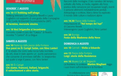7-9 agosto – Narrando Realdo: raccontiamo la cultura brigasca