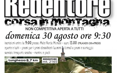 30 agosto – Corsa podistica Monesi-Redentore