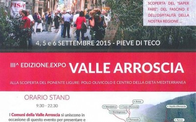 4-6 settembre – Il Parco Alpi Liguri all’Expo Valle Arroscia