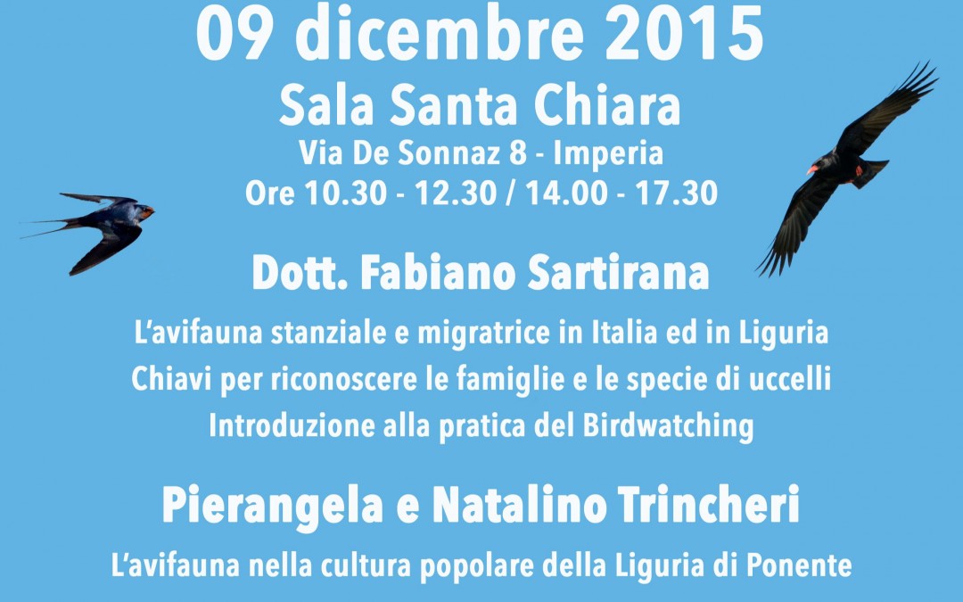 9 dicembre – Corso avifauna con Fabiano Sartirana