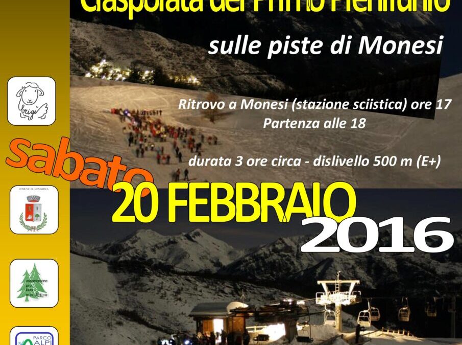 20 febbraio – Plenilunio a Monesi