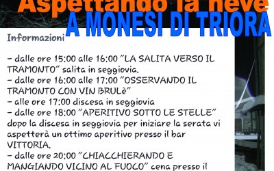 9 gennaio – Aspettando la neve a Monesi di Triora