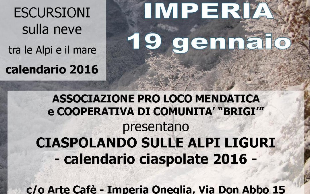 19 gennaio – La Pro Loco di Mendatica presenta le escursioni invernali