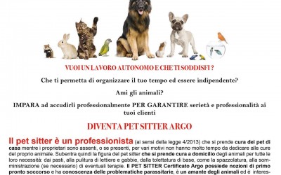 13 febbraio – Corso di formazione Pet Sitter a Mendatica