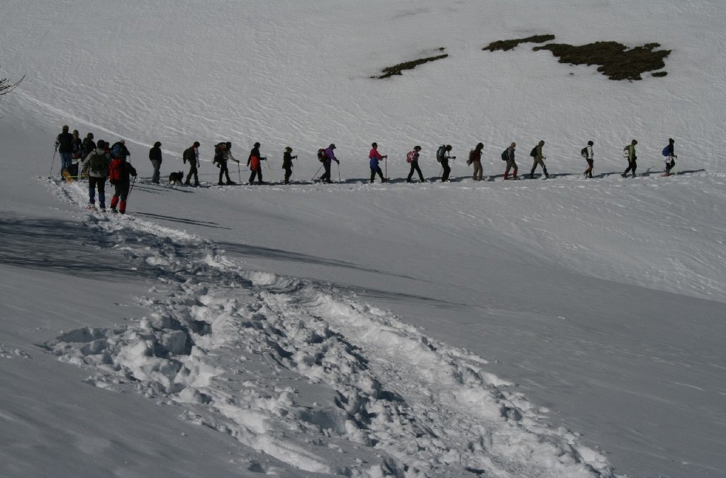 Successo per la ciaspolata a Monesi