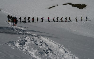 Successo per la ciaspolata a Monesi