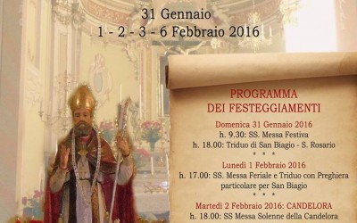 3-6 febbraio – Festa Patronale a Montegrosso Pian Latte