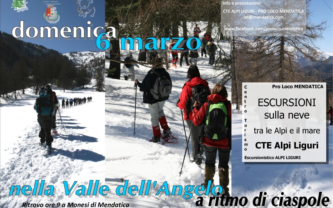 6 marzo – Ciaspolata nella Valle dell’Angelo