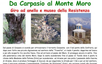 Altrove… Da Carpasio al Monte Moro con Liguria da Scoprire