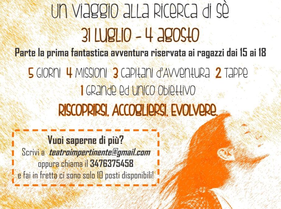 31 luglio-4 agosto – Finding Me