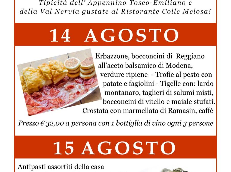 15 agosto – Transumanza dei sapori a Colle Melosa