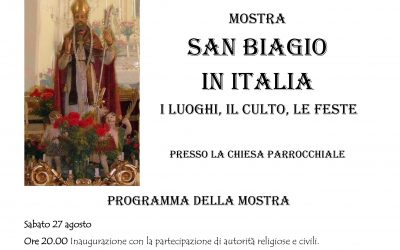 27 agosto – Inaugurazione mostra a Montegrosso