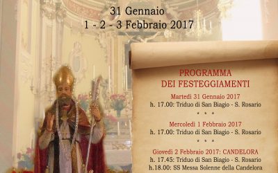 Fino al 3 febbraio – Festa S. Biagio a Montegrosso P.L.