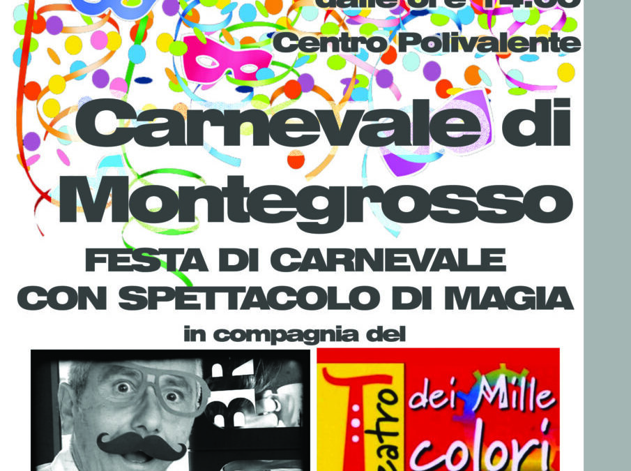 25 febbraio – Carnevale a Montegrosso Pian Latte