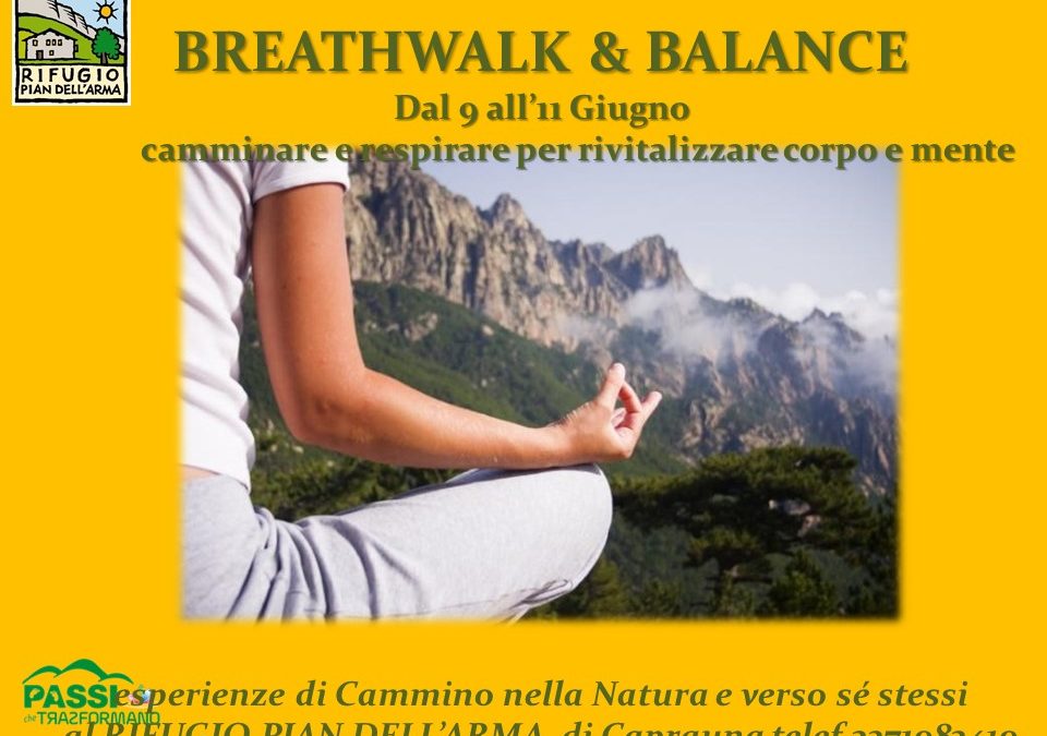 Altrove… Breathwalk al Rifugio Pian dell’Arma