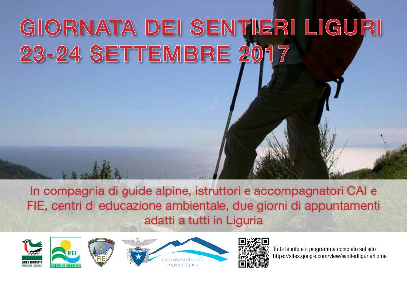 23-24 settembre – Giornata dei Sentieri Liguri