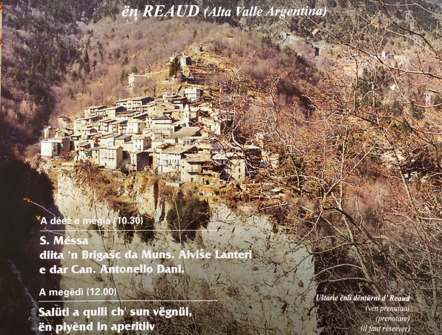 2 settembre – Incontro in Terra Brigasca a Realdo