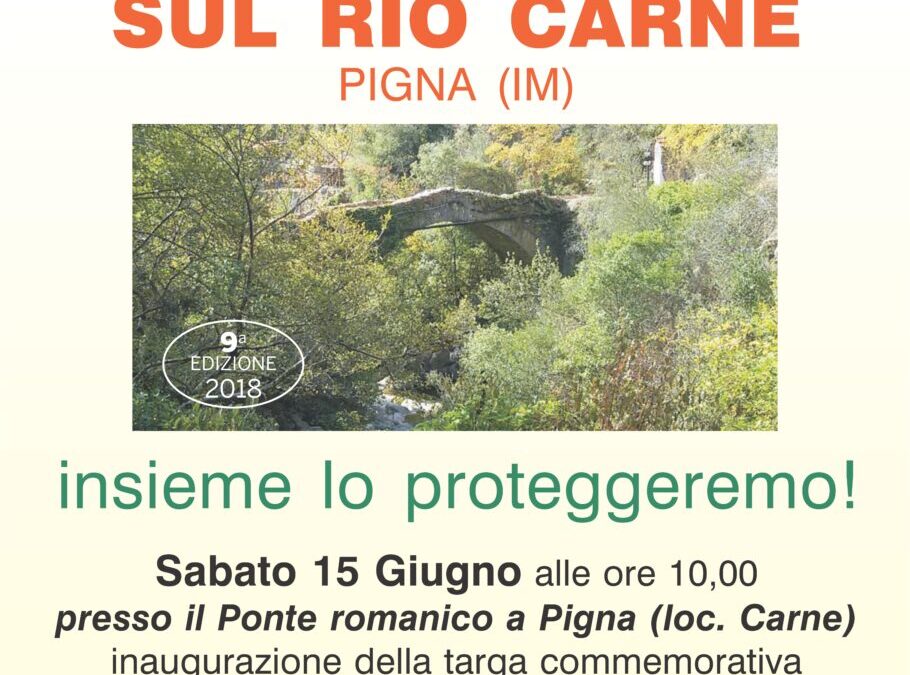 15 giugno  – Il ponte romanico sul Rio Carne
