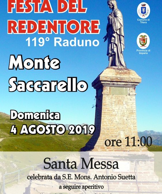 4 agosto – Festa del Redentore sul Monte Saccarello