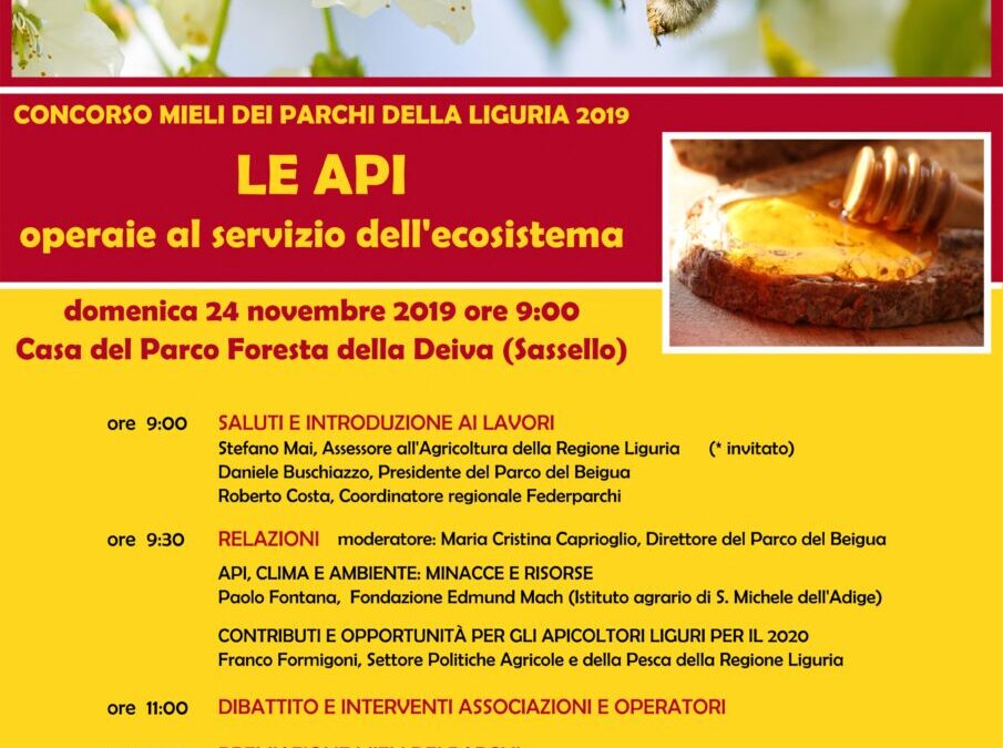 In evidenza – Concorso Mieli dei Parchi della Liguria convegno finale