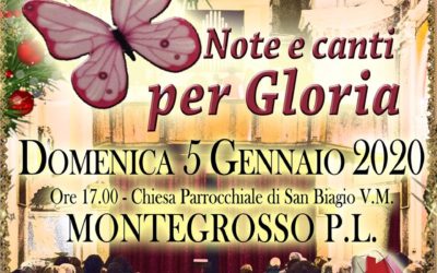 5 gennaio – Note e canti per Gloria a Montegrosso
