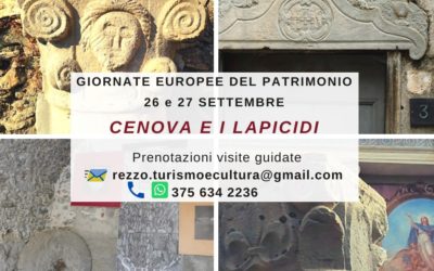 26-27 settembre – Giornate Europee del Patrimonio a Cènova (Rezzo)