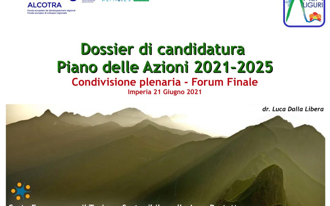 Il Parco delle Alpi Liguri verso la Carta Europea del Turismo Sostenibile (CETS) – Firmato il documento finale della Strategia 2021-2025