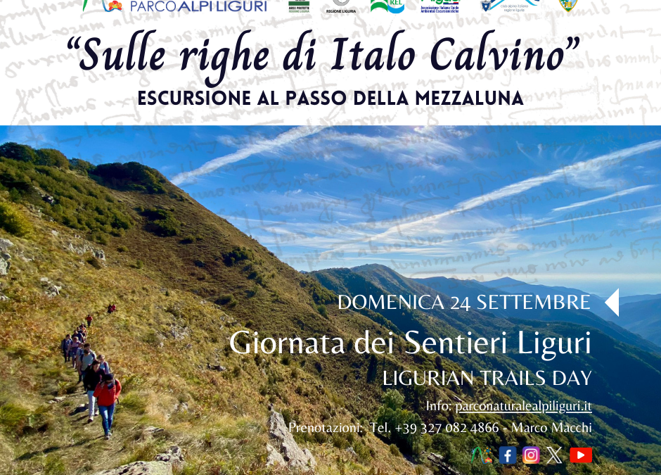 24 settembre – Escursione “Sulle righe di Italo Calvino” al Passo della Mezzaluna