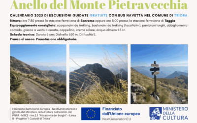 Escursione gratuita con navetta – Sabato 14 giugno l’anello del Pietravecchia