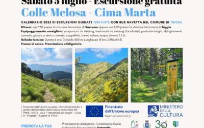 Escursione gratuita con navetta – Sabato 5 luglio Cima Marta