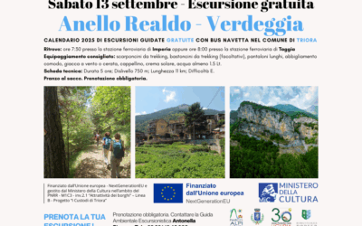 Escursione gratuita con navetta – Sabato 13 settembre Anello Realdo-Verdeggia