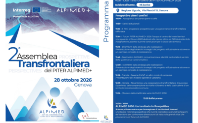28 OTTOBRE – 2ª ASSEMBLEA TRANSFRONTALIERA DEL PITER ALPIMED+